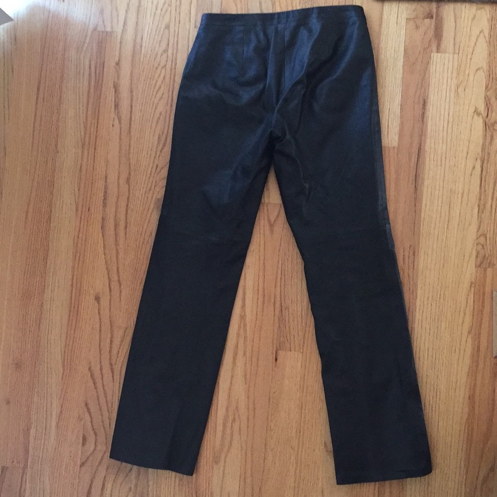 Black leather pants